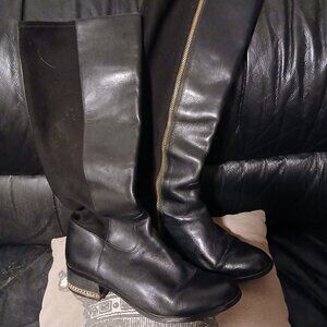 Michael Kors Tall Leather Riding Boots